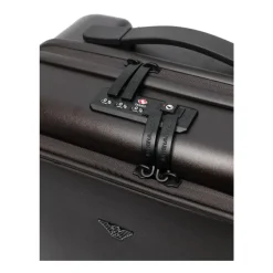 ABS Carry-On Kuffert med Saffiano-detalje og Ørneplade