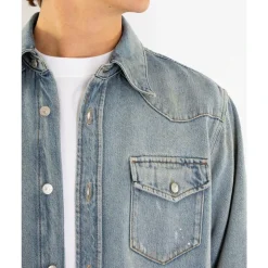 Afslappet Fit Denim Skjorte