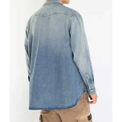 Afslappet Fit Denim Skjorte