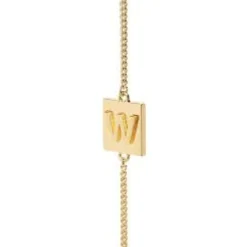 Alphabet W Bracelet