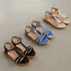 Angulus - Sandal Med Stropper Og Ankelrem, 5415 - Dusty Blue PT
