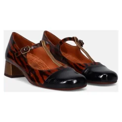 Animal Print Læder Hæle