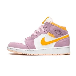 Arctic Pink Mid Sneakers