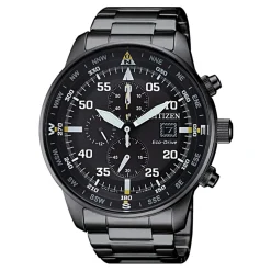 Aviator Chrono Stål Sort
