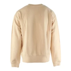 Beige Bomulds Sweater