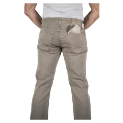 Beige 5-lomme herrebukser