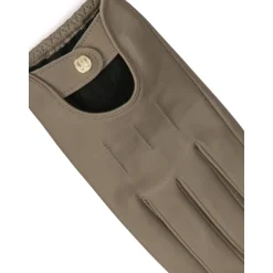 Bilhandsker i taupe farve