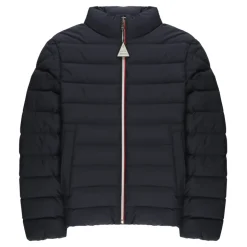 Blå Børn Dunjakke Høj Hals