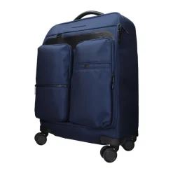 Blå Stofbagagevogn med TSA-lukning