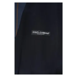 Blå Striber Uld Vestevest