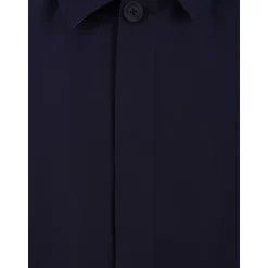 Blå Trenchcoat Model A004