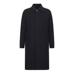 Blå Uldfrakker til Mænd