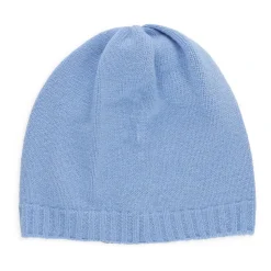 Blå Uldhue Pige Logo Broderi