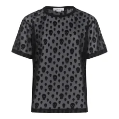 Black Skull Print T-Shirt