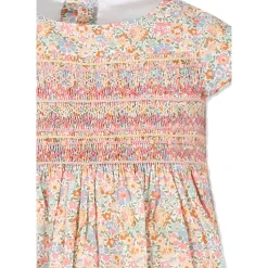 Blomstret Liberty Stof Kortærmet Kjole