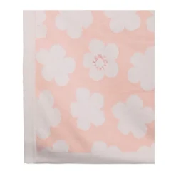 Blomstret Strikket Tæppe