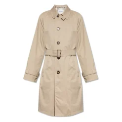 Bomulds trenchcoat med bælte