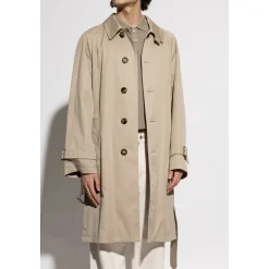 Bomulds trenchcoat med bælte