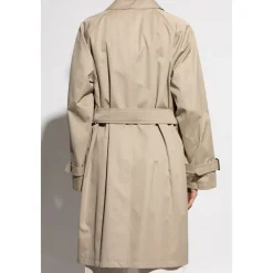 Bomulds trenchcoat med bælte