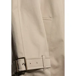 Bomulds trenchcoat med bælte