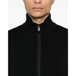 Bomuldsjakke med lynlås