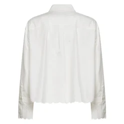 Bomuldsskjorte med brystlomme