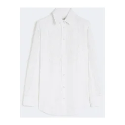 Bomuldsskjorte med klassiske detaljer