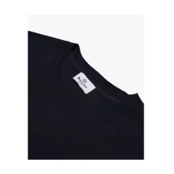 Bomuldsstriktrøje med ribstrik og regulær pasform