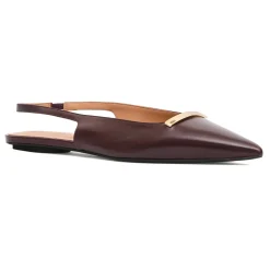 Bordeaux Slingback Flats
