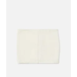 BØRN - Vanilje uld pandebånd med isbjerg logo på gult mærke