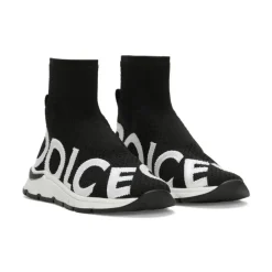 Børn Sorte Sneakers med Mærke Detaljer