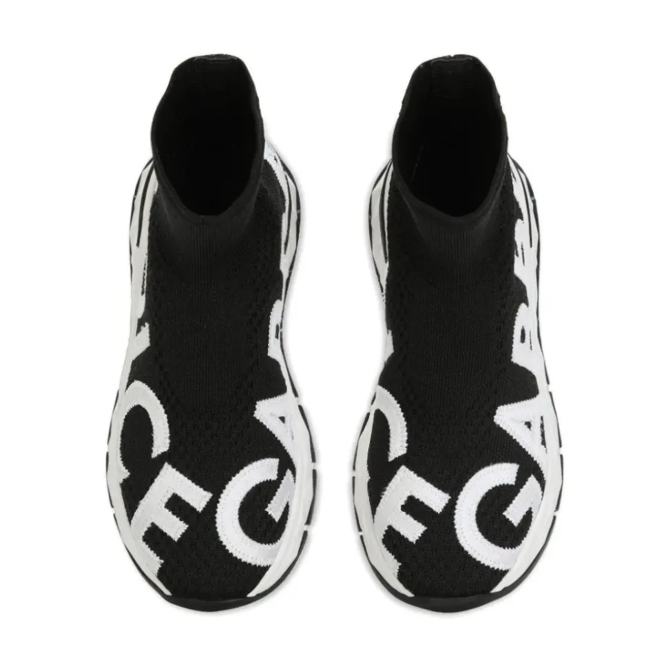 Børn Sorte Sneakers med Mærke Detaljer