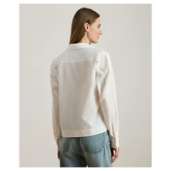 Broadcloth Cropped Skjorte