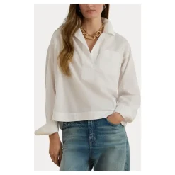 Broadcloth Cropped Skjorte