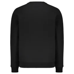 Broderet bomuldssweatshirt med ribkanter