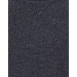 Broderet Grå Sweater