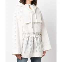 Broderie Anglaise Cape Jakke
