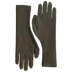 Brun Bomuld Stræk Håndleds Længde Handsker