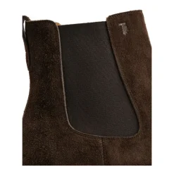 Brun Elastiske Sidedele Støvler