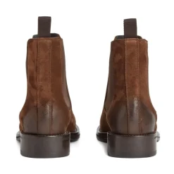 Brun Elastiske Sider Stakket Hæl