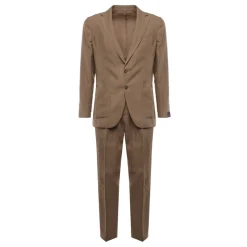 Brun Kjole med Jakke og Bælte