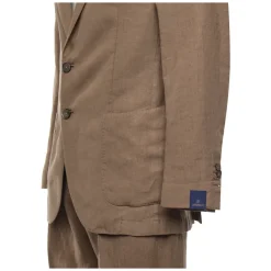 Brun Kjole med Jakke og Bælte