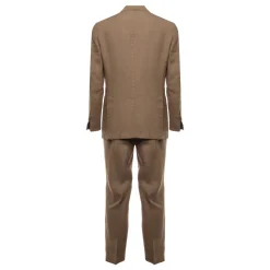 Brun Kjole med Jakke og Bælte