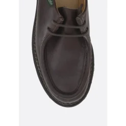 Brun Læder Derby Flade Sko