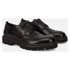 Brun læder Derby sko