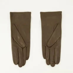 Brun Læderhandsker Unisex Model