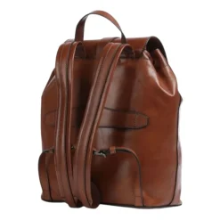 Brun læderrygsæk Cesare Line