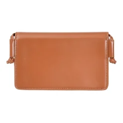 Brun Skuldertaske med Logoprint