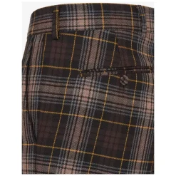 Brun uldbukser med lommer