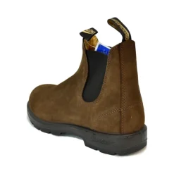 Brune Nubuck Læder Chelsea Støvler